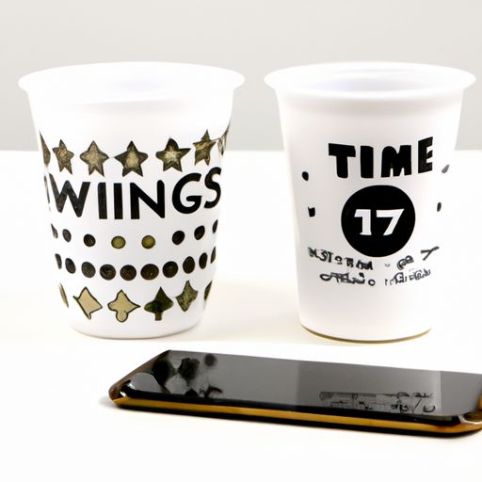 & 24oz Plastic Drinking Parent-Child fiber plates Tumbler Studded DIY Cup JT HOT Sale 16oz