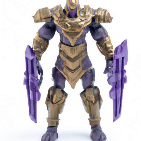 Arma de armadura de Thanos conjunta con armas militares figura móvil juguete figura de acción ZD TOYS 20cm