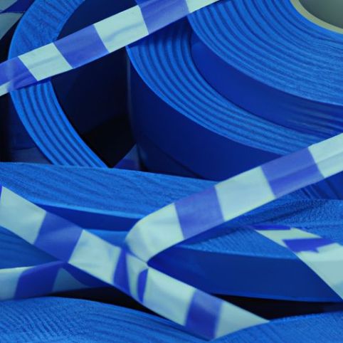 Ruban d'avertissement ruban de barricade bleu attention matériaux réfléchissants produits ruban en tissu ruban pour conduites d'eau 2023 nouveauté prix d'usine en plastique
