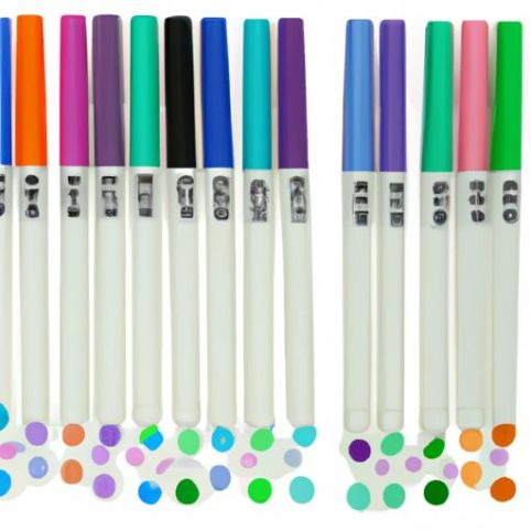 Dot Markers set washable doodling educational felt dabbers stencils activity books drawing kit arts and crafts Kids drawing toys 12 Colors