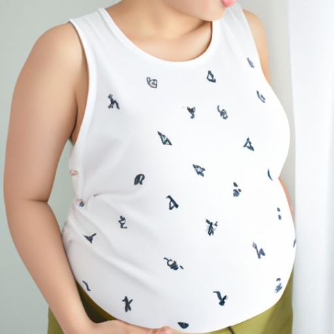 Double Layer Sleeveless Pregnancy Shirt top for womens Maternity Nursing Top Breastfeeding Tank Top Women's Tee Shirt