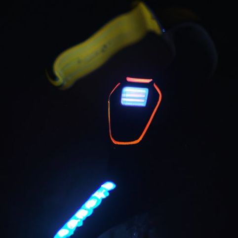 luce led da jogging luce di sicurezza notte corsa cinghia da braccio da corsa Braccio di sicurezza a led moda colorata per esterni