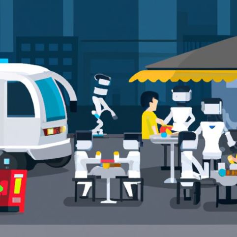 ร้านค้า ร้านอาหาร สำนักงาน รับประทานอาหาร หุ่นยนต์เสิร์ฟอาหาร ร้านอาหาร บริการจัดส่ง หุ่นยนต์รถบรรทุกอาหาร โรงงานเซินเจิ้น ขับรถด้วยตนเอง