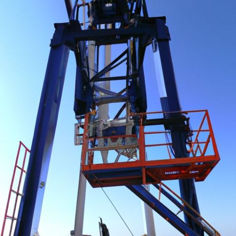 360 Degree Rotating mobile portal jib 50 ton mobile crane dock crane Single Jib Port Pedestal Crane