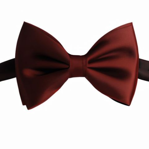 tie for Men Women Big tuxedo suit Bow knot Adult Solid Cravats Groomsmen Rust Brown Bow Ti Groom Oversize Bow