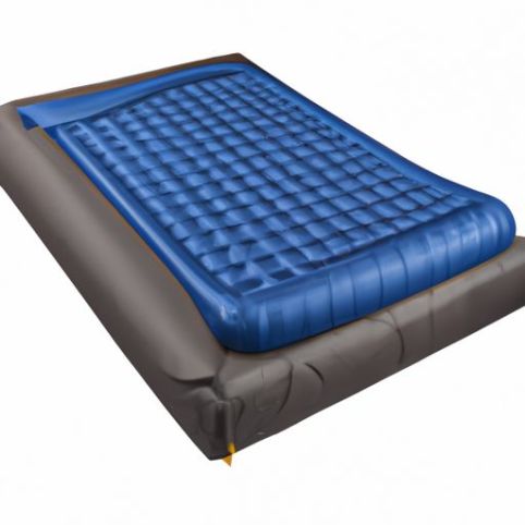 Pad PVC-erhöhtes Luftbett mit eingebauter Doppelluftpumpe, Outdoor-Luftmatratze zum Camping-Schlafen