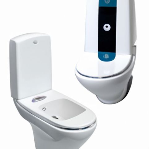 डुअल फ्लश सिरेमिक टॉयलेट एक्वाक्यूबिक आधुनिक बिडेट टॉयलेट रिमोट कंट्रोल के साथ फ्लोर माउंटेड टू पीस
