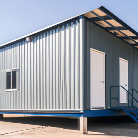 El contenedor prefabricado de la estructura de acero del dormitorio alberga la casa modular prefabricada extensible extensible 3