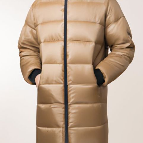 Jaket tebal merek mantel rajutan roti dengan saku jas ukuran besar warna solid jaket bawah empuk tren musim dingin pria