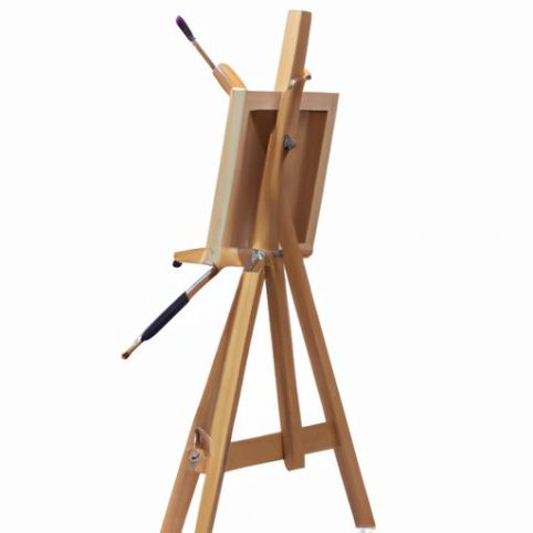 Caixa de cavalete de madeira ajustável Artista multifuncional esboçando pintura cavalete de mesa Pintura de faia Cavalete artístico Xinbowen de alta qualidade 33,5x26x5cm