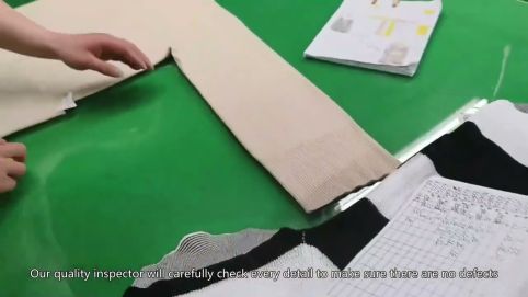 Suéter regata de lã merino Instalação de fabricação, cabo feminino personalizado em chinês, lã de produção