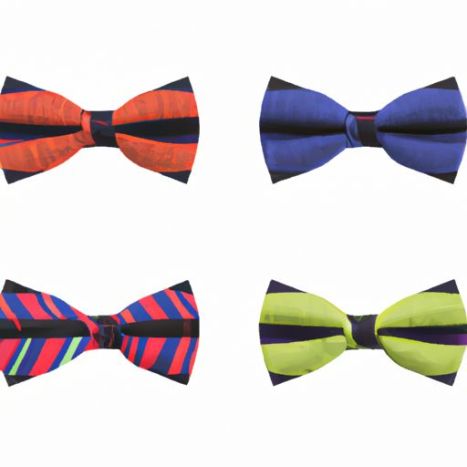 Colorful Striped Cravat Grid Male Marriage quality bow tie Butterfly Wedding Bow Ties Classical Solid Fashion Bowties Groom Men