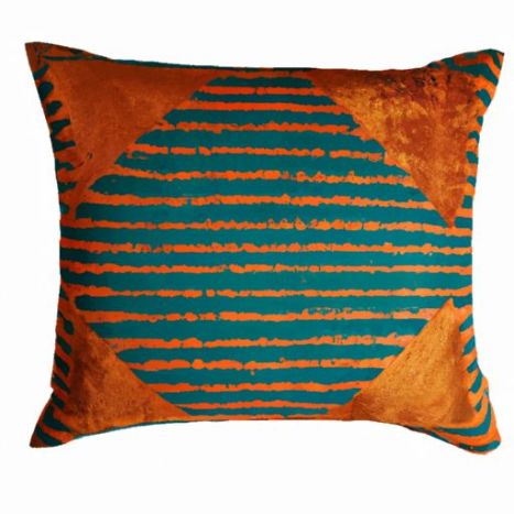 Cuscino in velluto di seta Ikat realizzato a mano con gel potenziato Fodera per cuscino in velluto lombare tigre 16″ x 22″ intrecciato a mano