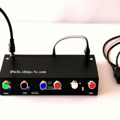 Konverter Sinyal Portable Scart RGB ke Elektronik Konsumen Lainnya Kotak Konverter Kompatibel dengan MI dengan Ekstraktor Audio Konverter Scart RGB HDMl ke CVBS