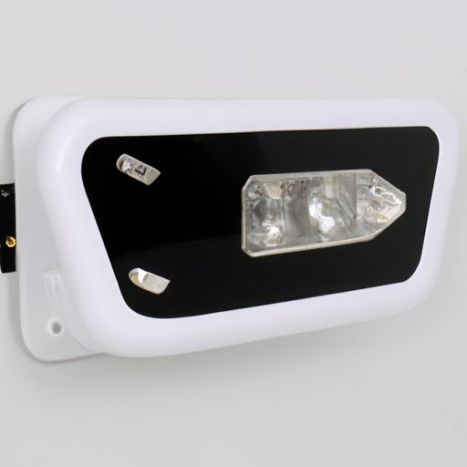 مصباح باب LED RV قياسي قبالة Caravan Camper أبيض أسود DC12V