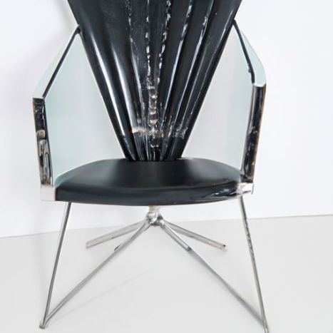 Cadeiras estofadas de couro com pernas de metal para jantar em pedra artificial Cadeiras de lazer baratas preço de fábrica vida moderna