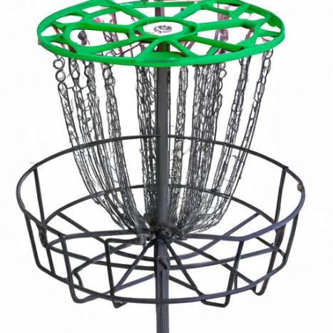 Disco de red de malla plegable, cesta ligera para palos de golf con cadenas, discos incluidos, artículos deportivos al aire libre, portátiles