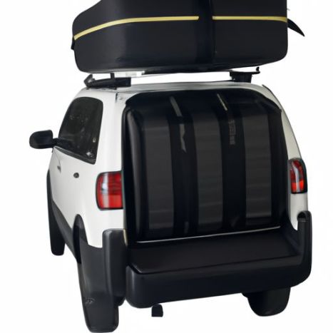 car suitcase SUV universal car double luggage rack luggage rack black and white gray three colors Car roof luggage 420L liter