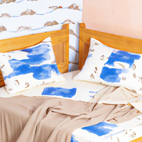 Set tempat tidur set tempat tidur katun lembut lucu penutup selimut penutup selimut katun organik Pabrik langsung memasok tekstil rumah mewah