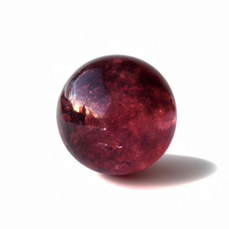| Sfera di pietra curativa rosa lucidata di pietre preziose naturali all'ingrosso, artigianato di cristallo, fornitore di prodotti orgonici Sfera di pietre preziose di granato stellato
