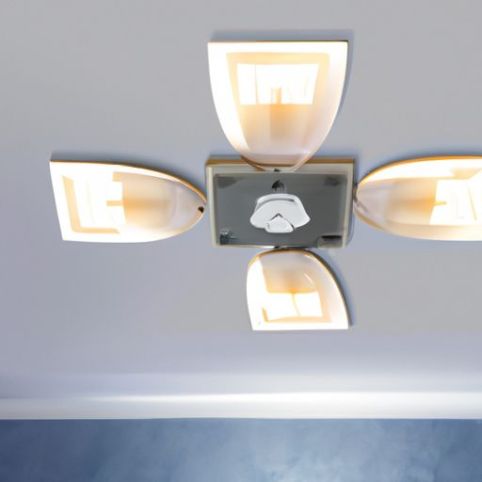 Dekoratif Akıllı Uzaktan Kumanda Kısılabilir yatak odası tavan lambası Işık Düşük Gürültülü LED Tavan Vantilatörü Modern Kapalı Yatak Odası