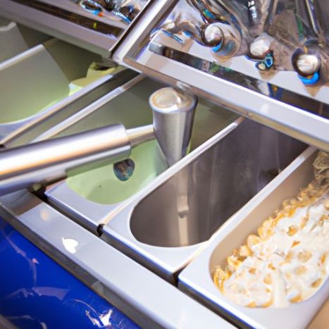 奶油机冰淇淋冷冻机冰钢高机工厂自制自助冰
