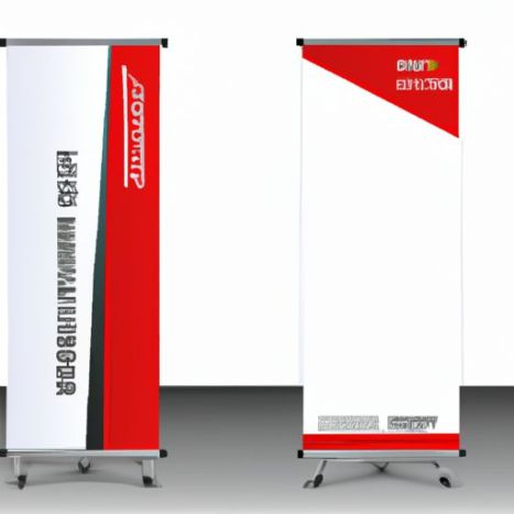 Supporto per banner roll down display elettrico roll up Standee 85×200 cm Banner retrattile in alluminio Roll Up pubblicitario