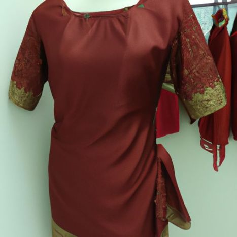 Abito di vendita caldo di qualità di esportazione per donne Camicette e camicie da donna articolo alla moda dal Bangladesh Nuovo design migliore abbigliamento altro