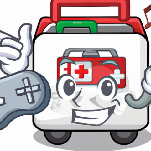 مع مجموعة لعب الأدوار الطبية الكرتونية EPT مجموعة لعبة سيارة الإسعاف الموسيقية للطبيب