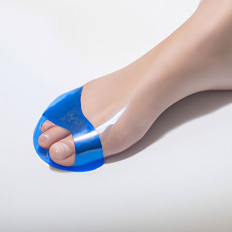 Fußpflegeprodukt Gel Ballenzehen-Zehenschienen, großer Keilrahmen-Separator, korrekte Zehen, Silikon-Zehenspreizer, fünf Löcher