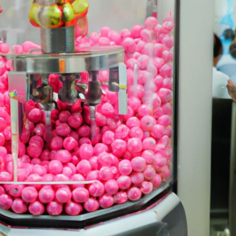 Strawberry Candy เครื่องหุ่นยนต์ขนมอัตโนมัติเต็มรูปแบบ เครื่องฝาก Gummy Jelly Candy ยอดนิยม Modern Soft Hard Bear