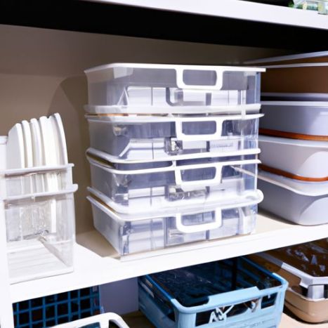 Pengatur Penyimpanan Di Dapur Penyimpanan Cerdas dan Kotak Pengorganisasian Keranjang untuk Wadah Dapur Pantry