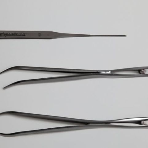 歯付きチップ電気外科手術再利用可能な卸売 ce 器具再利用可能な CE 承認卸売単極バヨネット鉗子 22 cm 1.0