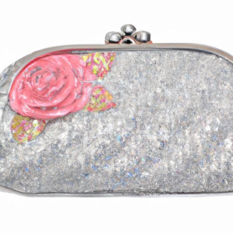 Clutch Evening Bag for Formal Party acrylic evening bags clear purse Flowers Oval Shaped Clutch Purse China Factory Wholesales Crystal Rhinestone