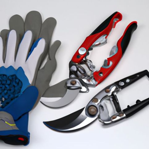 Steel Blades Handheld Pruners Set with water sprayer Gardening Gloves 3 Pack Garden Pruning Shears Stainless
