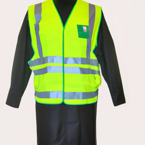 Clothing High Visibility Security Work Vest hi vis long High Visibility Custom Made Construction