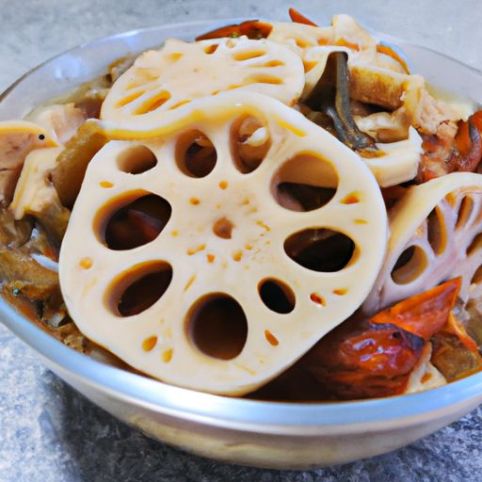 preserved Vegetables with Pork Wellness lotus root Organic Fresh Chinese Homemade