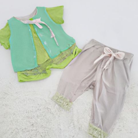 E set camicia in mussola oversize per neonato Camicia con bottoni Pantaloncini in cotone garzato Set corto in 2 pezzi Venditori di abbigliamento da casa Pantaloncini unisex per bambini