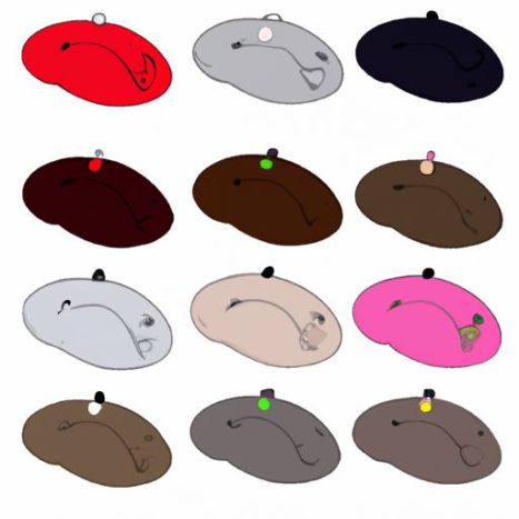 Изображение с рисунком, высококачественные хлопковые береты, шапки, берет из чистой шерсти, женская шапка на осень и зиму, модный берет с вышивкой логотипа, мышь, мышь