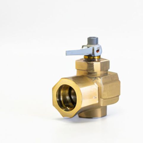 Brass Threaded Connection Motorized female brass ball Ball Valve for Flow Control High Quality PN20 DN32 1-1/4in 3-Way