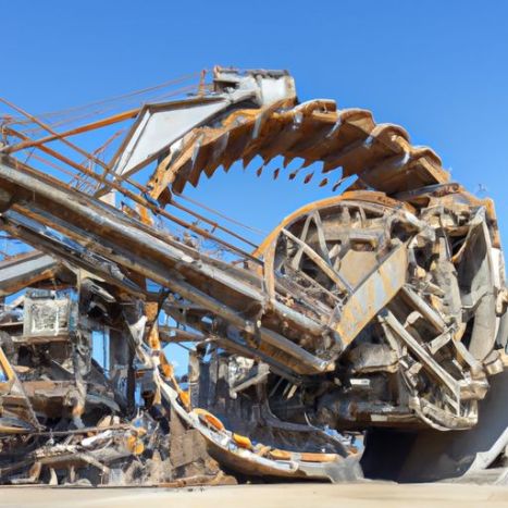 Máquina de trituração de mineração de perfuração soldada por fricção de pedra com roda de caçamba