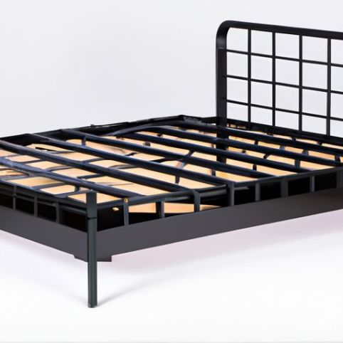 Estruturas de cama para quartos, caixa de metal de albergue em tamanho real, perfil baixo, plataforma de metal, silencioso, sem ruído, fácil montagem, novas tendências no atacado