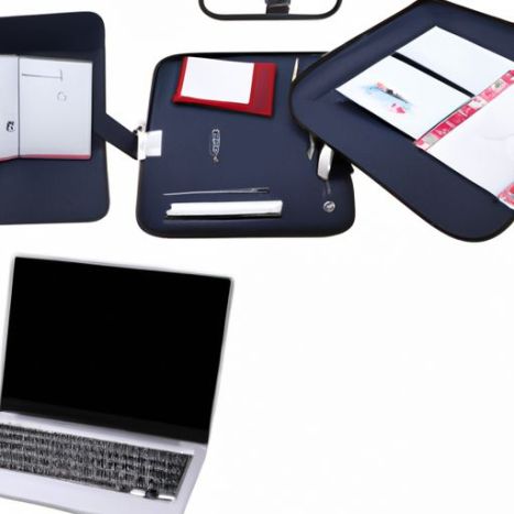 맥북 프로 컴퓨터 슬리브용 수직 반투명 PU 봉투 비즈니스 서류 가방 팩 고품질 컴퓨터 라이너 패키지
