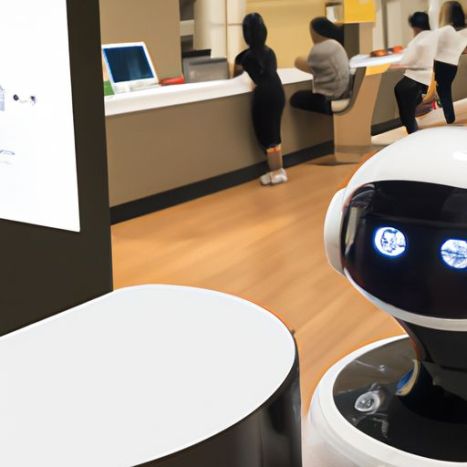 服务机器人室内接待机器人ai智能机器人Uwant CIOT人形广告