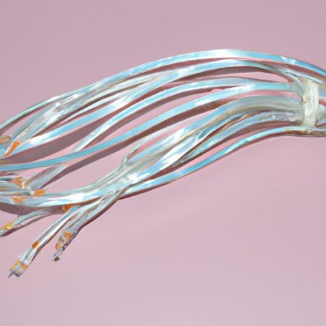 Transparent Chandelier Wire Stranded 100% original zte Copper Conductor PVC Jacket RVV