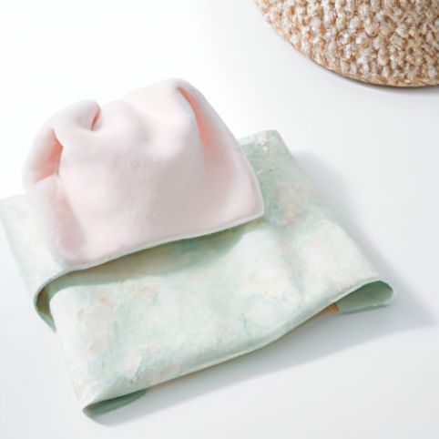 has a warm effect with hat reusable baby swaddle blanket made of pure cotton fabric baby swaddle blanket Newborn cotton filled swaddle blanket