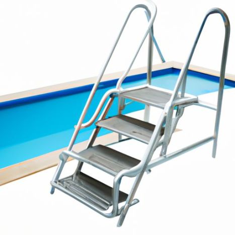 Escadas de escada de piscina dobráveis ​​escada de segurança para piscina à venda Escada antiderrapante e