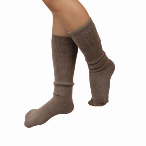Kaus kaki tinggi di atas lutut kaus kaki setinggi lutut untuk kaus kaki bungkuk rajutan untuk wanita Penghangat kaki musim dingin terlaris di paha