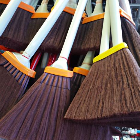 Design Broom Handle Mops eucalyptus wooden Stick PVC coated cheapest price household items Best selling FLOWER