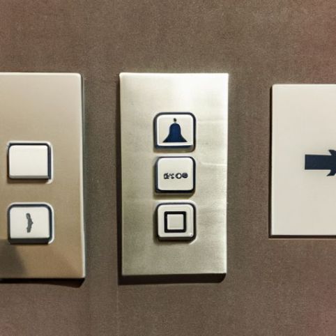 Panneaux de porte interrupteur de sonnette porte plaque d'hôtel en acier inoxydable/interrupteur électronique plaque de porte électronique d'hôtel/hôtel